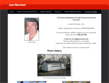 Tablet Screenshot of build.joenorman.com